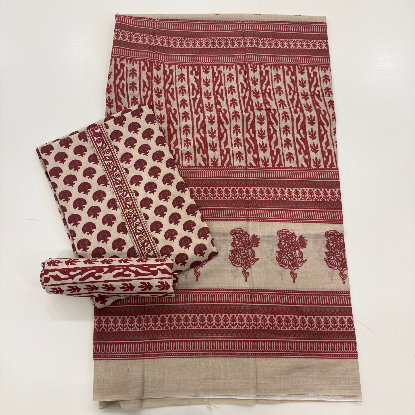 Cambric cotton suit daily wear