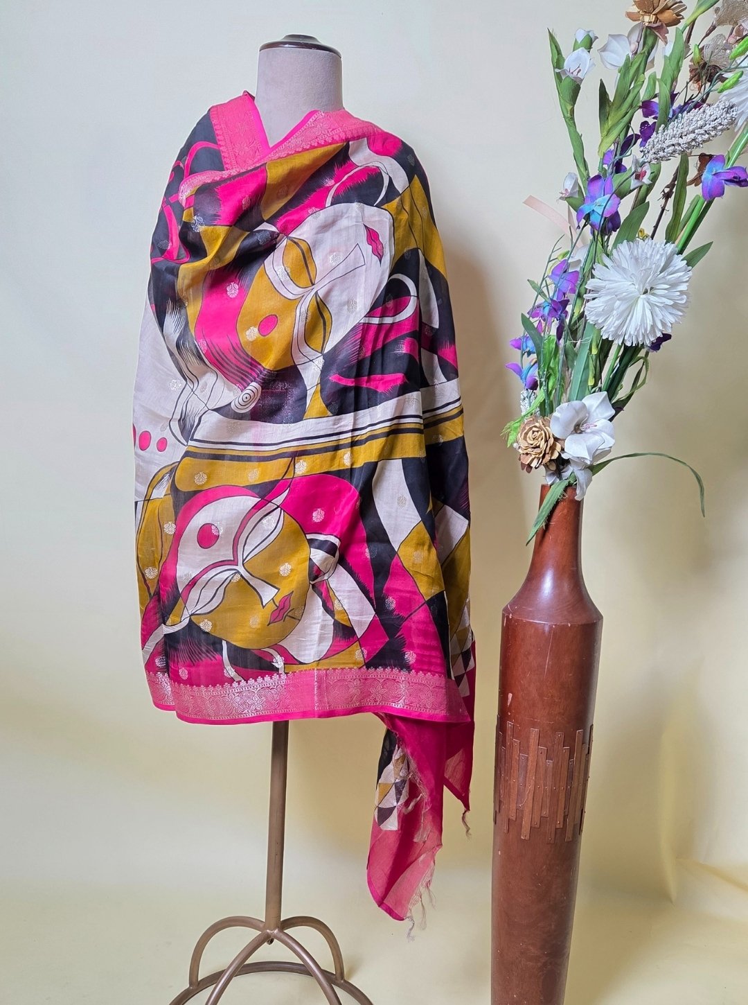 MAHESHWARI COTTON UNSTITCHED SUIT & GEOMETRICAL PRINT (SUIT1058)