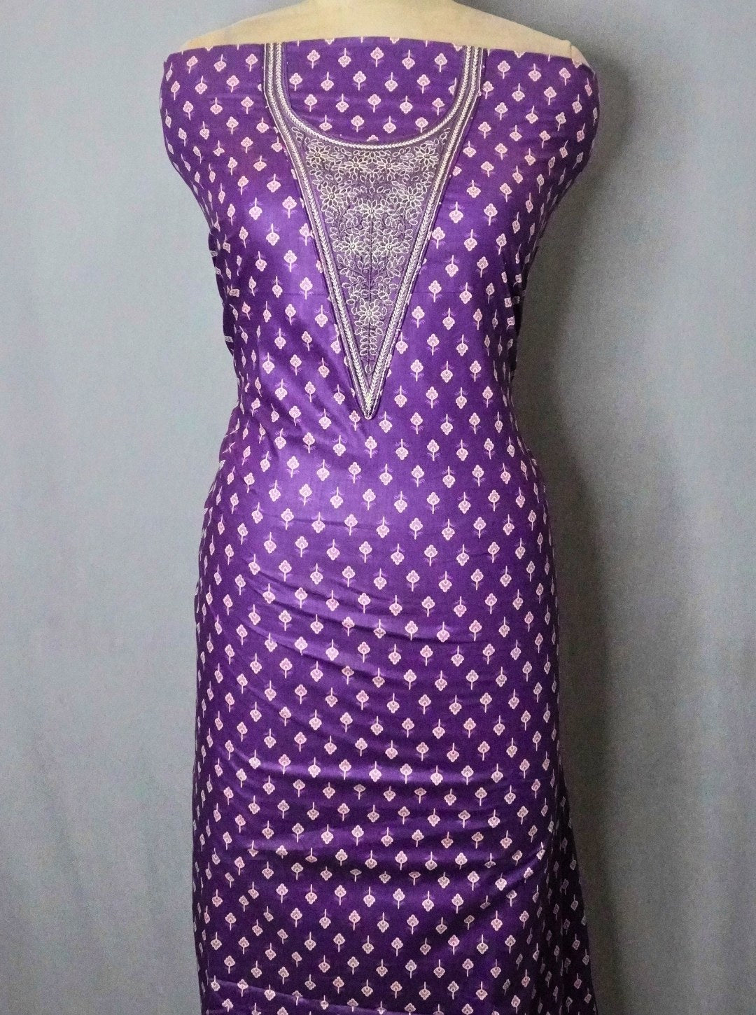 PURPLE COLOUR JAM COTTON SUIT