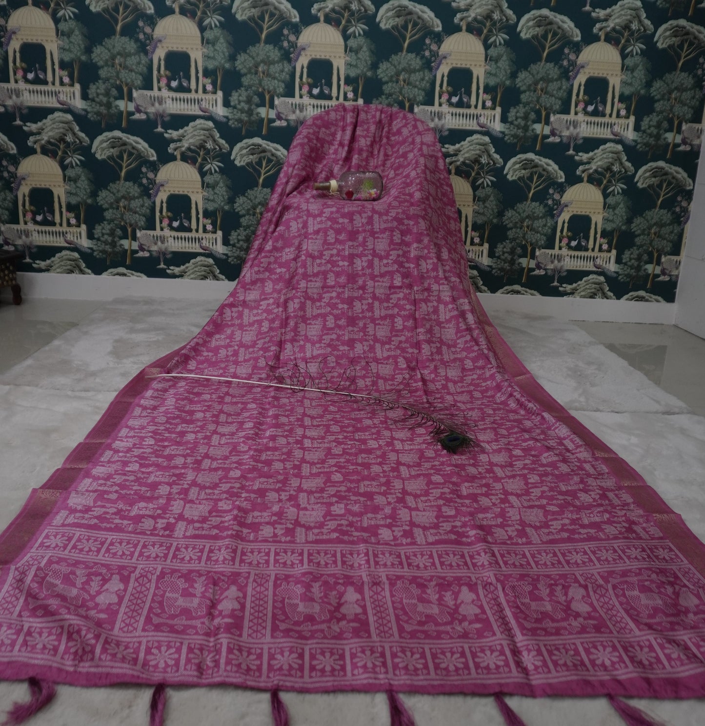 MADHUBANI PRINT SAREE (SM1009)