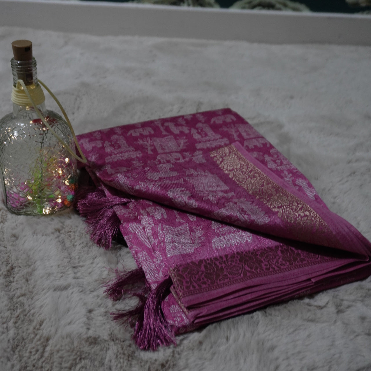 MADHUBANI PRINT SAREE (SM1009)