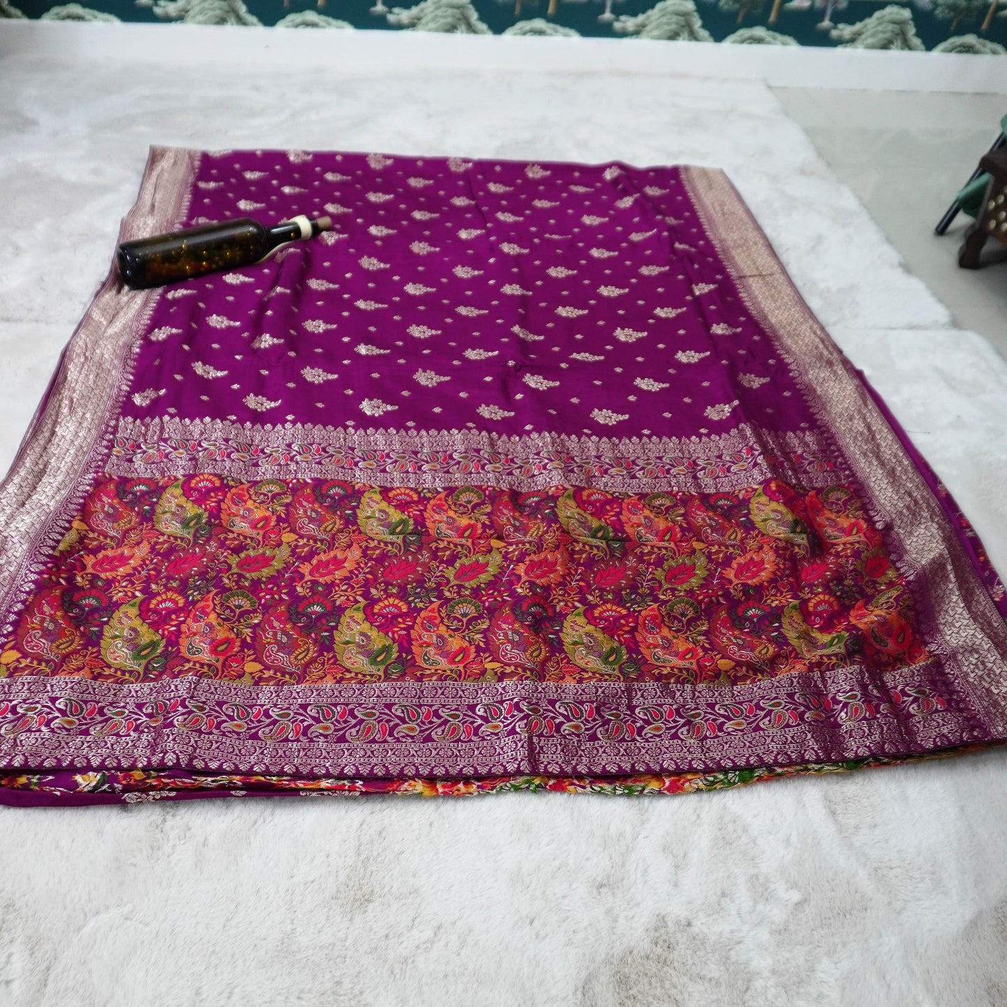 KASHMIRI PALLU DOLA SAREE (SM1012)