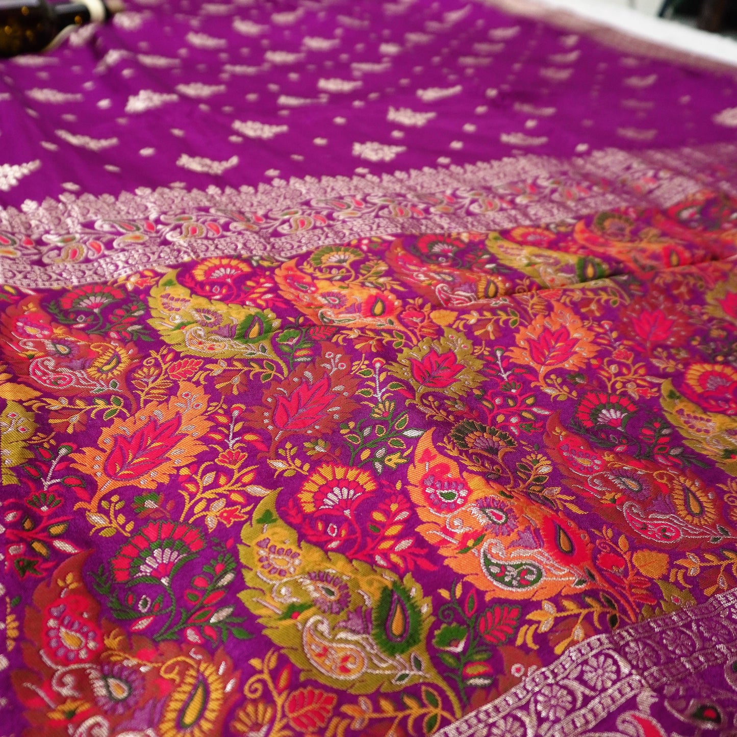 KASHMIRI PALLU DOLA SAREE (SM1012)
