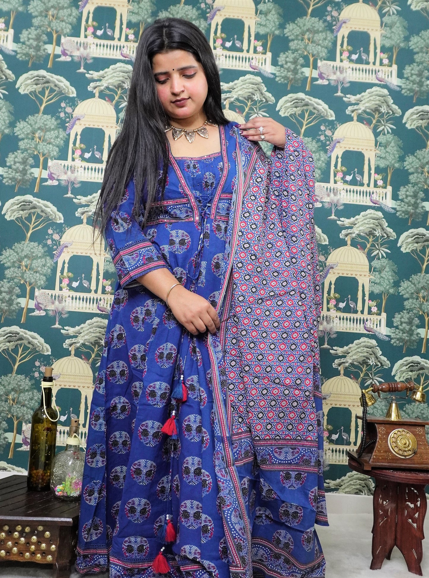 ANARKALI JAAM COTTON SUIT (SM1016)