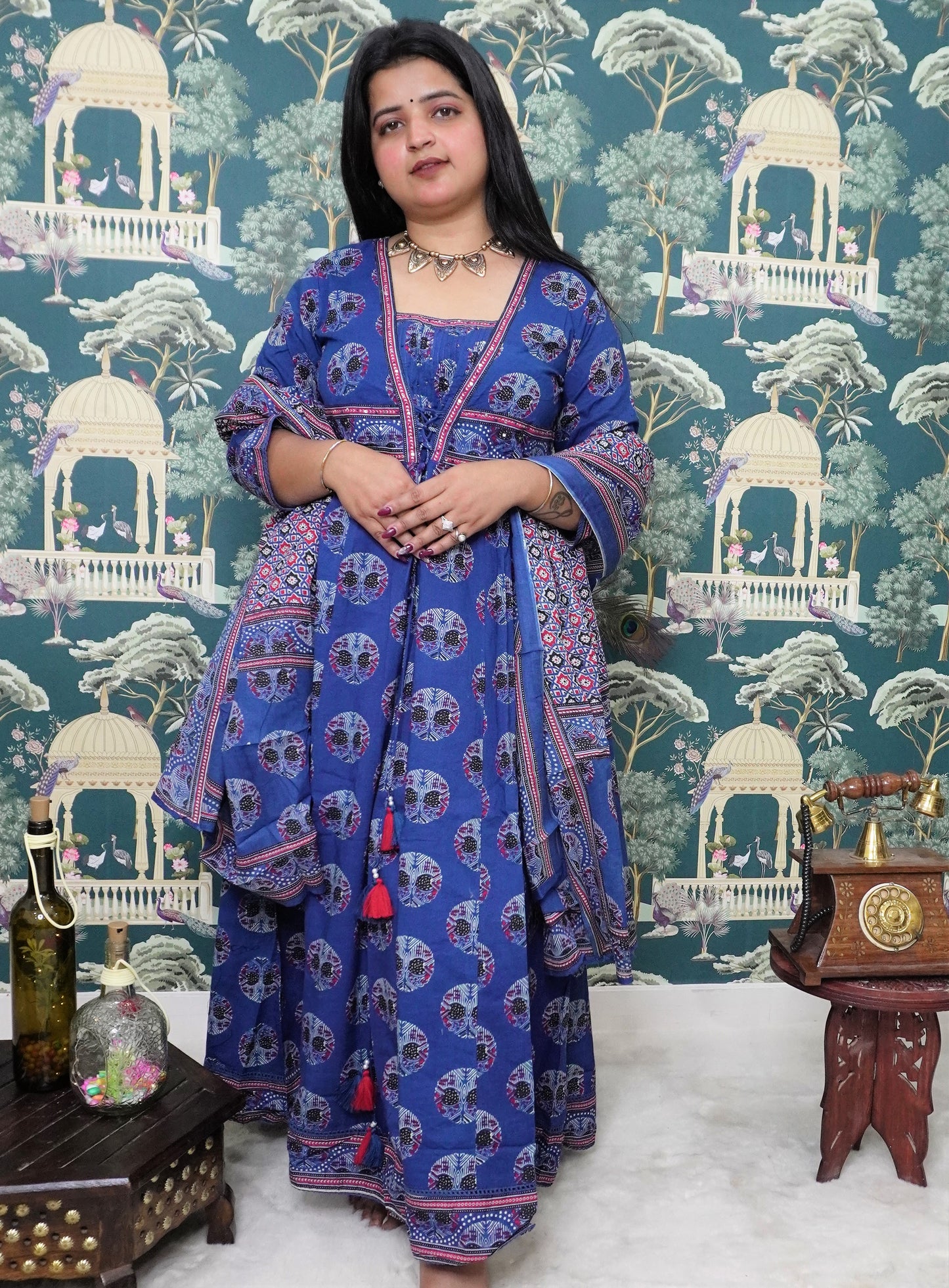 ANARKALI JAAM COTTON SUIT (SM1016)