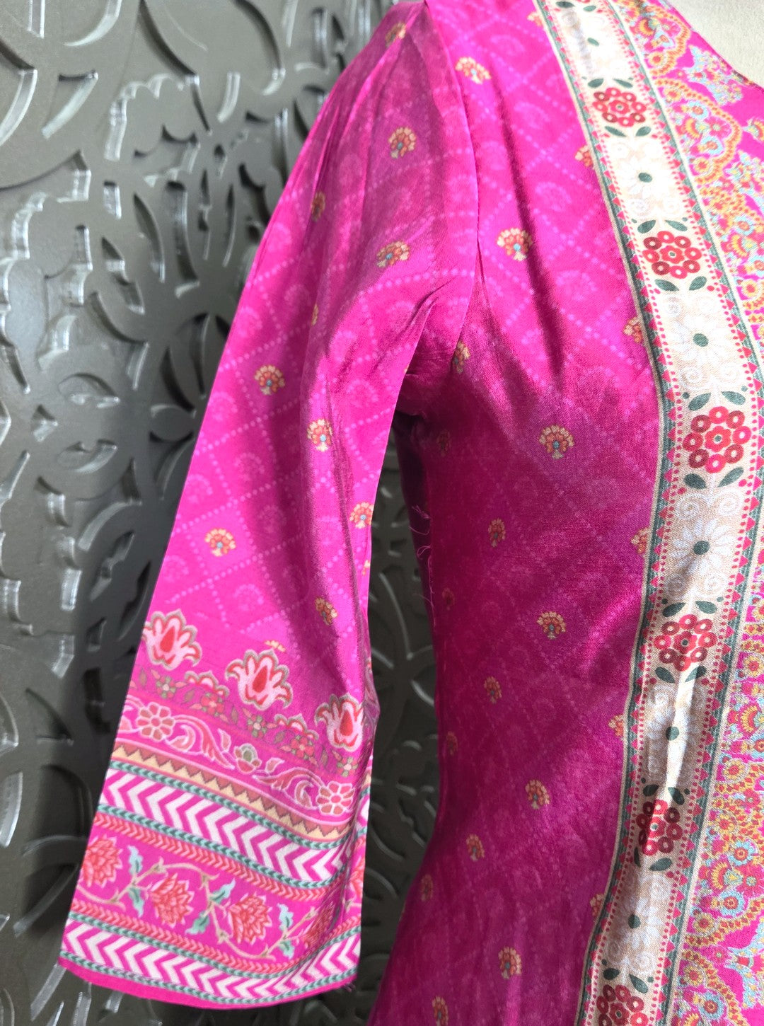 RAYON COTTON WITH DIGITAL PRINT STALL DUPPATA & PANT (KURTI1082)