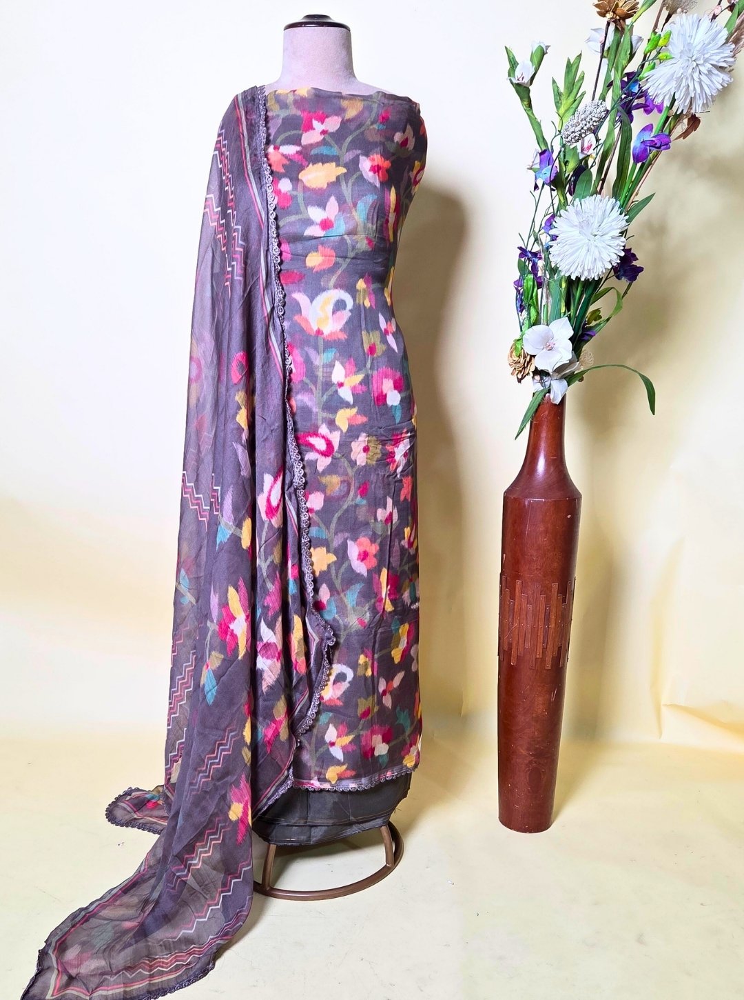 BURBERRY UNSTITCHED SUIT WITH FLORAL PRINT (SUIT1056)