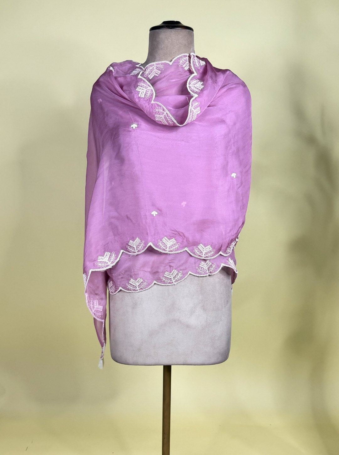 LIGHT PINK COTTON BLEND HAND EMBROIDERED SUIT (SUIT1010)