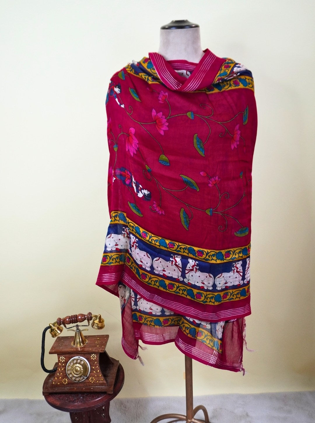 MAHESHWARI PICHWAI PRINT SUIT (SM1030)
