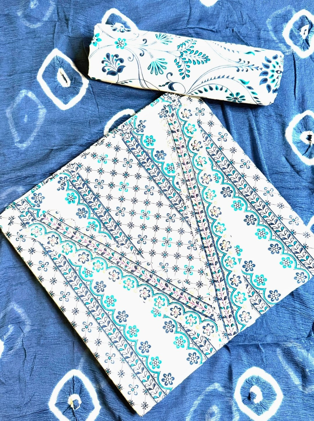 PURE COTTON SUIT DIGITAL HAND PRINT WITH GEORGETTE DUPATTA (SUIT1017)