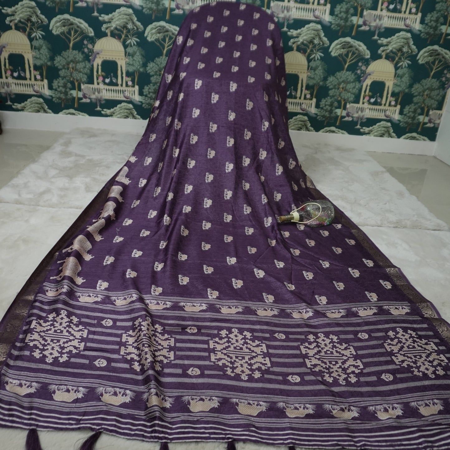 MADHUBANI PRINT SAREE SM(1010)