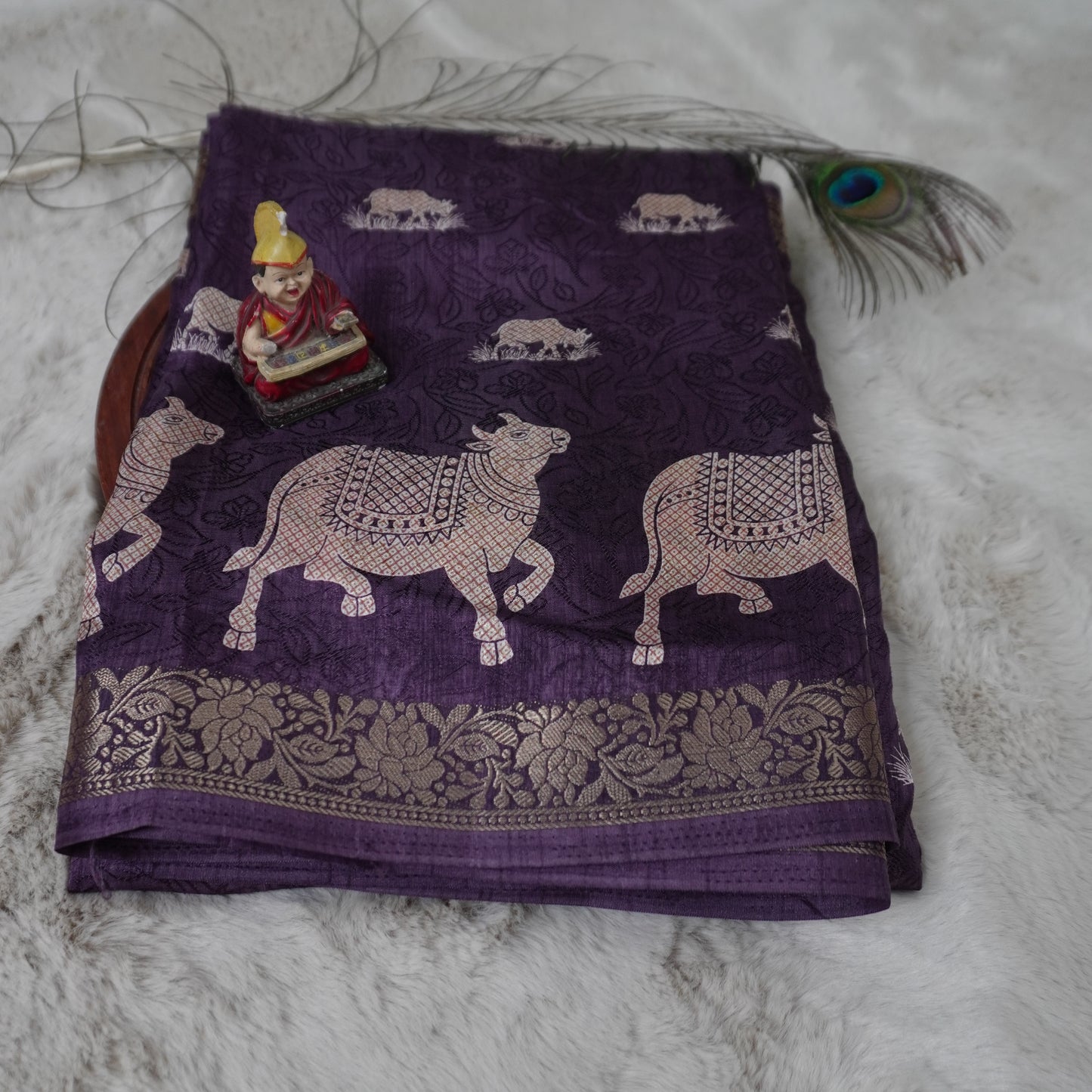 MADHUBANI PRINT SAREE SM(1010)