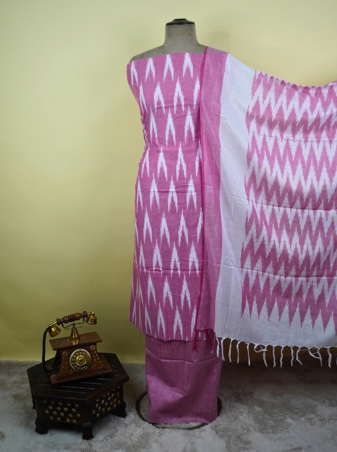 SAMBALPURI HANDLOOM COTTON SUIT (SM1022)